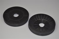 Filtre charbon, Gram hotte - 160 mm (2 pièces)